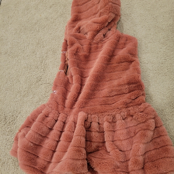 Floral Top and Pants Set with Pink Vest - Picture 4 of 4